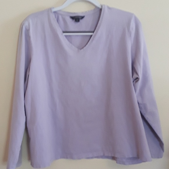 Lands' End Tops - Lands End lavender 100 % cotton tee shirt